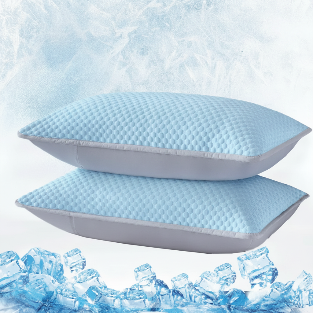 מערכת השינה הקרירה Ice-Silk — זוג ציפיות Q-Max + ערכת קיץ דיגיטלית