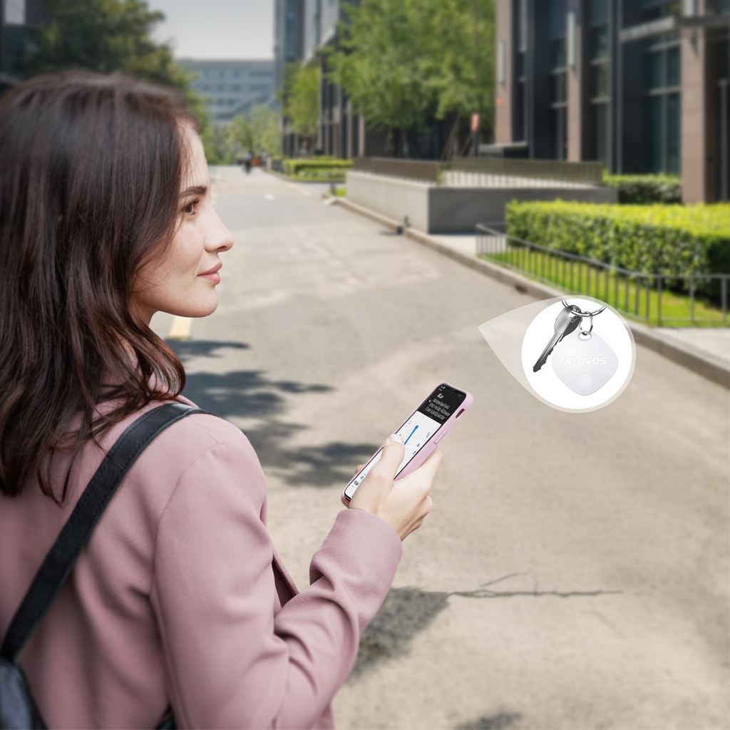 מערכת איתור המשפחה — זוג תגי Find My + ערכת שקט נפשי
