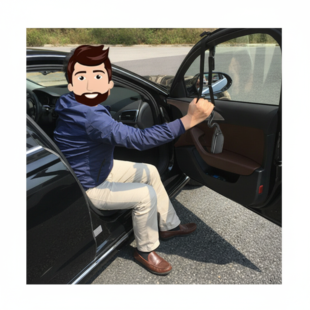 ערכת עצמאות זוגית — ידית עזר לקימה מהרכב (Duo Pack)